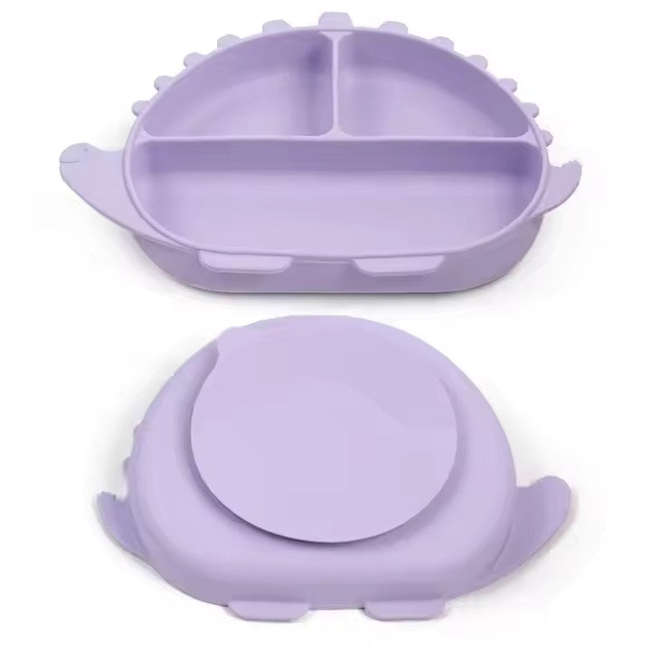 Silikon-Babygeschirr-Set mit Saugnapf