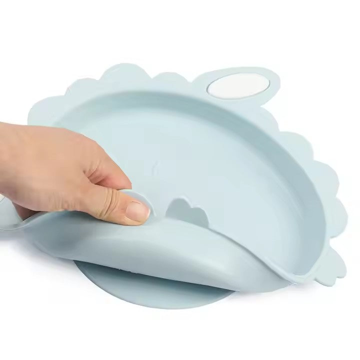 Silikon-Babygeschirr-Set mit Saugnapf