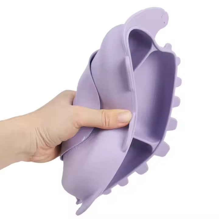 DINO Silikon-Babygeschirr-Set mit Saugnapf