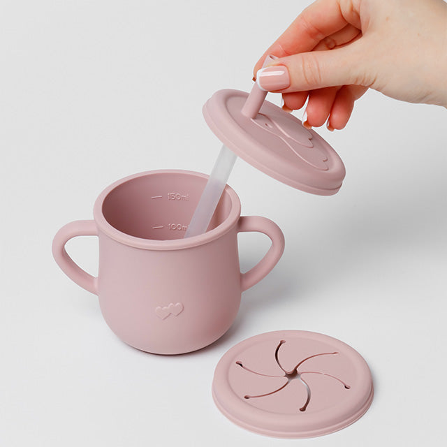 DINO Silikon-Babygeschirr-Set mit Saugnapf