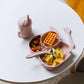 Silikon-Babygeschirr-Set mit Saugnapf