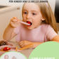 Silikon-Babygeschirr-Set mit Saugnapf