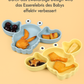 Silikon-Babygeschirr-Set mit Saugnapf