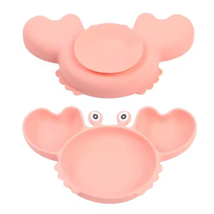 Silikon-Babygeschirr-Set mit Saugnapf