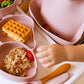 Silikon-Babygeschirr-Set mit Saugnapf