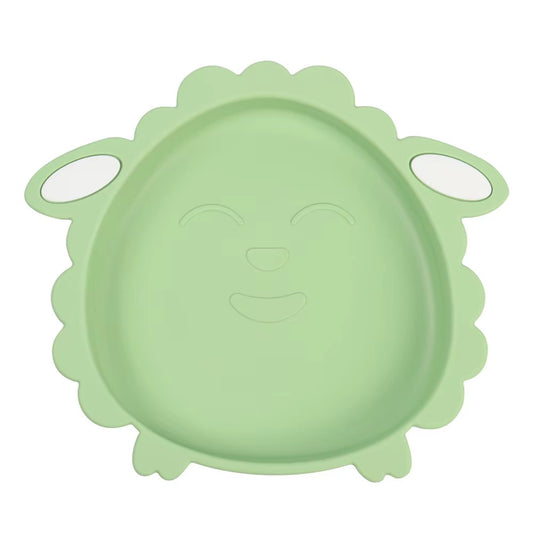 SCHAF Silikon-Babygeschirr-Set mit Saugnapf